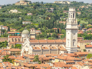 Verona Panorama Altstadt Sehenswürdigkeiten