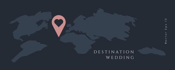 Destination Wedding  Vector