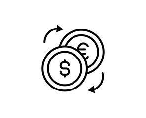 Finance line icon