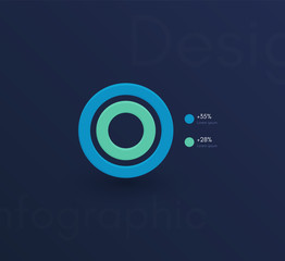 Vector graphic infographics. Template for creating web applications, workflow layout, diagram, banner, modern design, business infographic reports