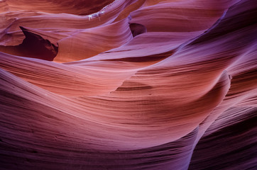 Beautiful Antelope canyon, Navajo land east of Page, USA