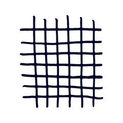 Hand drawn grid.