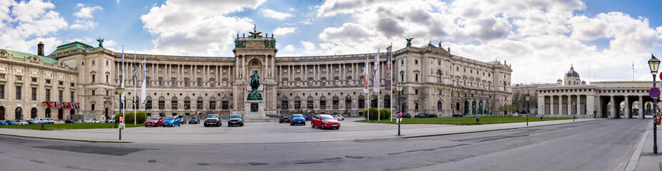 Hofburg in Vienna without people