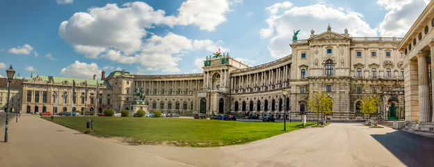 Fototapeta na wymiar Hofburg in Vienna without people