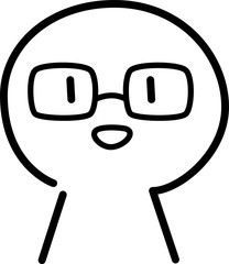 ビジネス用のプレゼン資料、商品や店舗紹介のチラシやポスターに使えるシンプルでかわいい人のアイコン