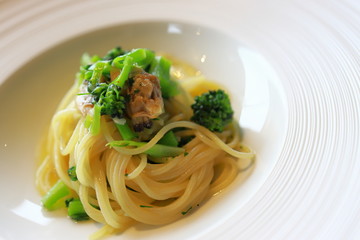 菜の花のパスタ