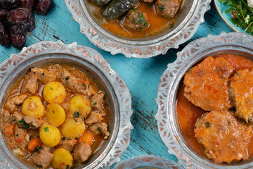 Eid Mubarak Traditional Ramadan Iftar dinner.