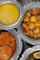 Eid Mubarak Traditional Ramadan Iftar dinner.