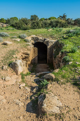 Fototapeta na wymiar Tomb of the Kings, Paphos, Cyprus