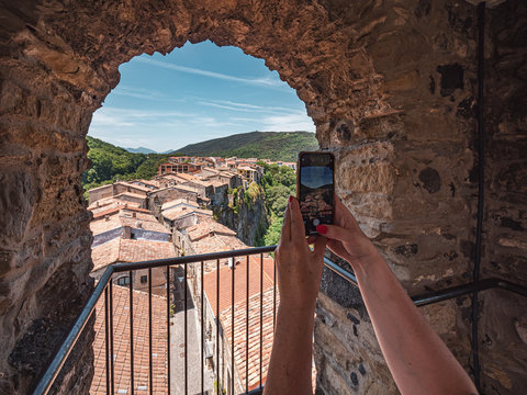 Peratallada, small town in Garrotxa, Spain