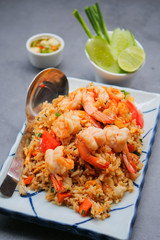 Fried rice with shrimp 