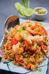 Fried rice with shrimp 