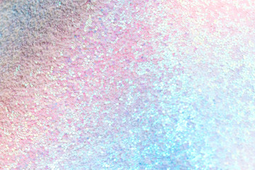 Beautiful unicorn color background. Background with a lot of sequins. Unicorn color. Colorfull and gloss.