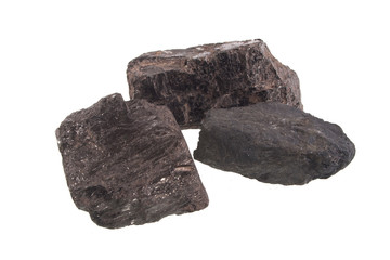 coal isolated on white background