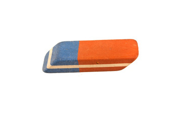 eraser isolated on white background