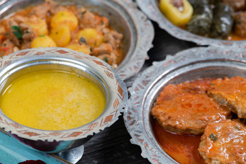 Eid Mubarak Traditional Ramadan Iftar dinner.