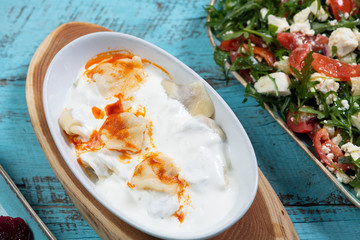 Eid Mubarak Traditional Ramadan Iftar dinner.