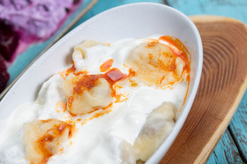 Eid Mubarak Traditional Ramadan Iftar dinner.