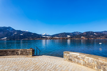 Fototapeta na wymiar Majestic Lakes - Tegernsee