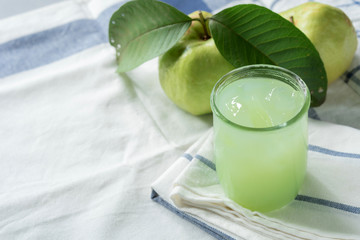 Guava juice and fresh Guava