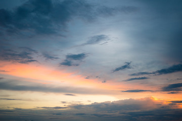 Fototapeta na wymiar sunset sky background