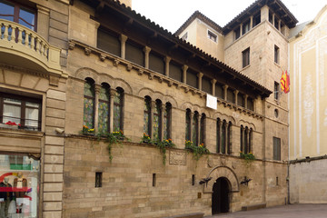 La Paeria, city hall of LLeida, Catalonia, Spain