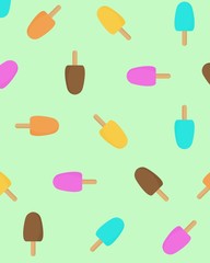 Illustration vector design of ice cream