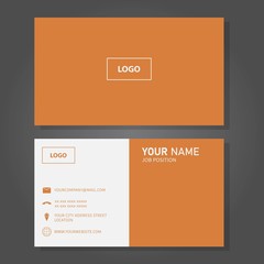 Illustration vector design of business card