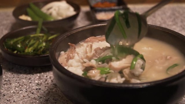 Korean food, Pork and Rice Soup, Dwaeji-gukbap