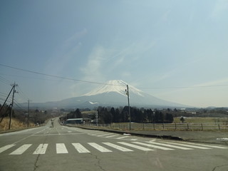 Mount Fuji from Fujiyoshida city, Japan