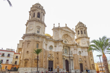 Fototapeta na wymiar Cadiz Kathedrale Altstadt Sehenswürdigkeiten