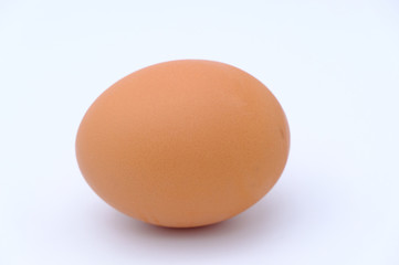 chicken egg isolated on white background