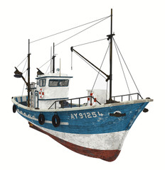 Fischkutter, Freisteller