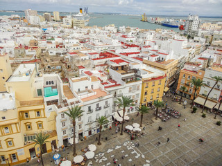 Cadiz Spanien Altstadt Panorama Sehenswürdigkeiten