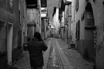 Street photographer Black and White