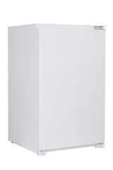 Refrigerator Isolated on White Background. Modern Kitchen and Domestic Major Appliances