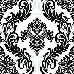 Vector Vintage Baroque card. Vector Ornamental frame.