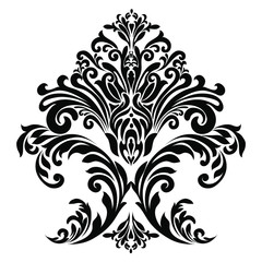 Vector Vintage Baroque card. Vector Ornamental frame.