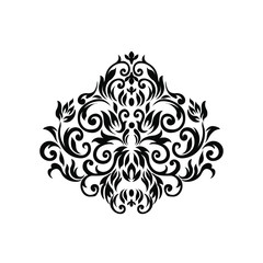 Vector Vintage Baroque card. Vector Ornamental frame.