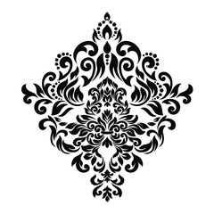 Vector Vintage Baroque card. Vector Ornamental frame.