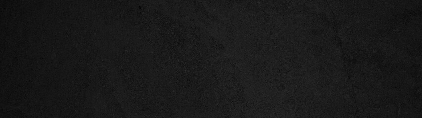 Black stone concrete texture background anthracite panorama banner long