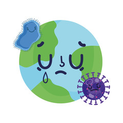 sick world crying planet covid 19 coronavirus pandemic