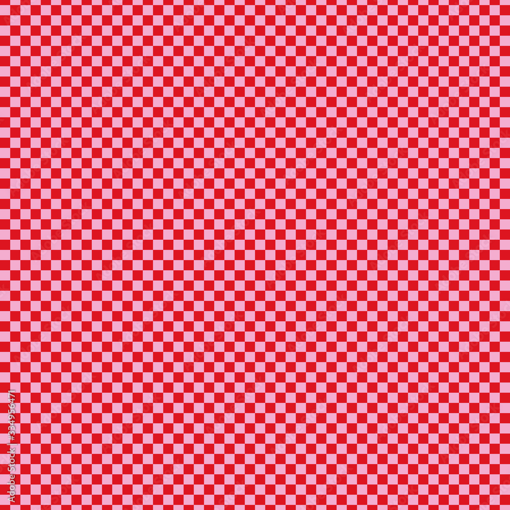 Poster red and pink little squares repeat pattern print bakground