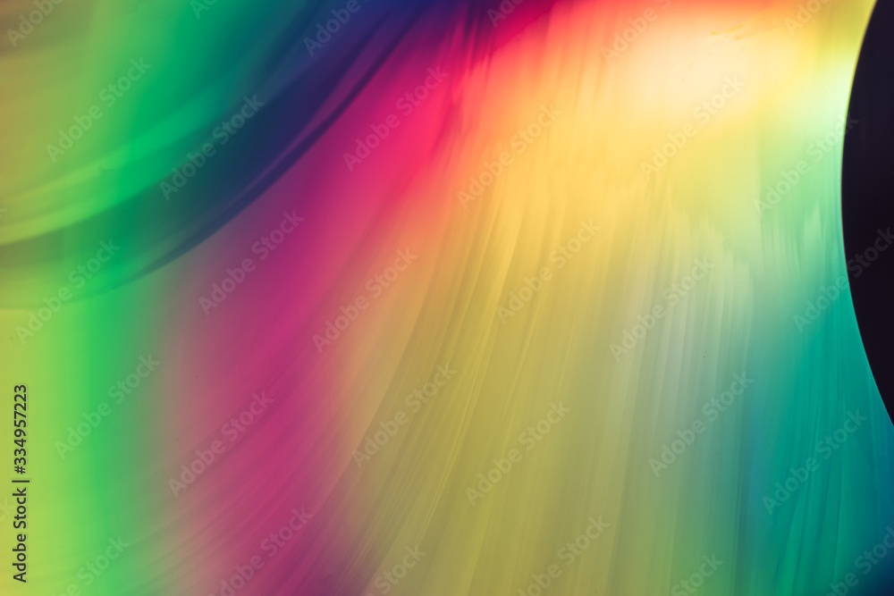 Poster close up beautiful abstract multi colored iridescent holographic background pattern texture for desi