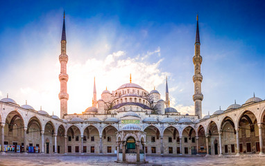 Fototapeta na wymiar Istanbul and the Beauty of the Blue Mosque