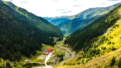 Fototapeta na wymiar Beautiful Valley Poienari, Romania