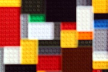 Blurred texture with different sizes rectangles and vibrant colors