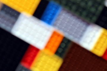 Blurred texture with different sizes rectangles and vibrant colors
