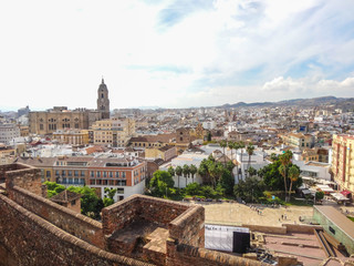 Fototapeta na wymiar Malaga Spanien Altstadt und Sehenswürdigkeiten