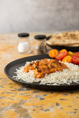 Chicken Tikka Masala and naan